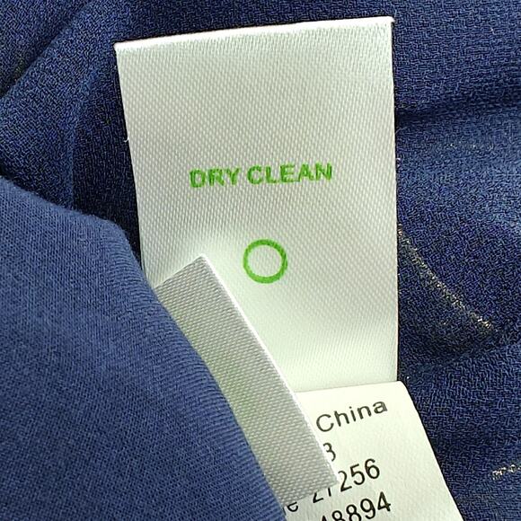 Lilly Pulitzer Quinn Halter Swing Dress Size XXS Navy Blue Gold Embroidery Lined - Picture 12 of 12